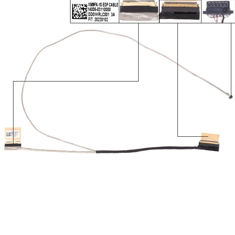 Καλωδιοταινίες για Asus X509 A509J X509FA