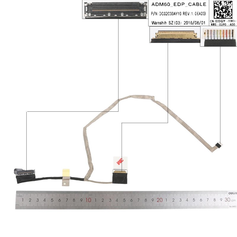 Καλωδιοταινίες για Dell Latitude E5270 - DC02C00AY10 / 0JDGJY