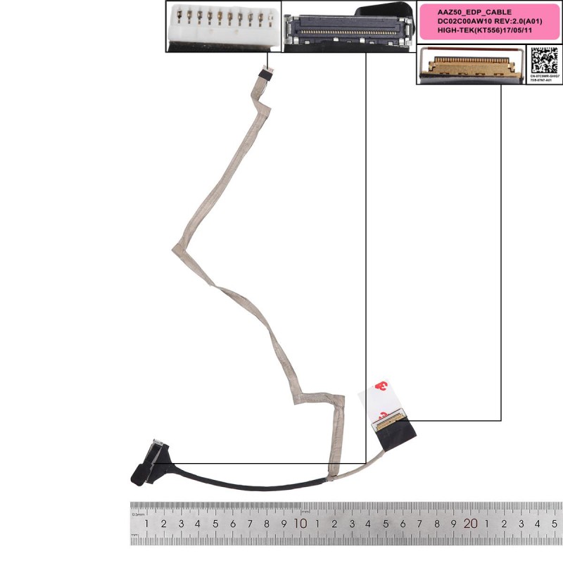 Καλωδιοταινίες για Dell Latitude E7270 30 Pin eDP