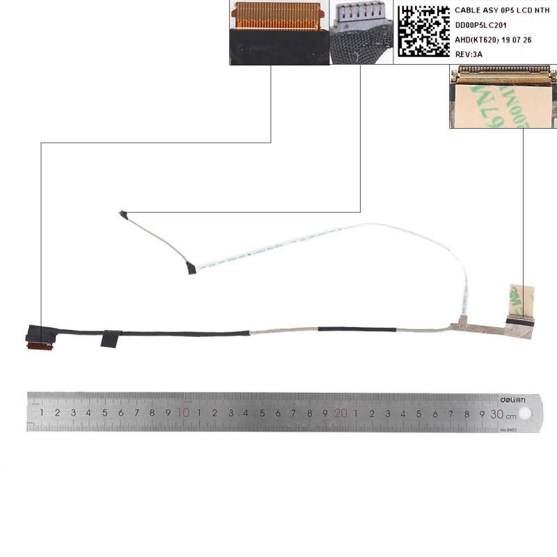 Καλωδιοταινίες για HP 15-DY 15-EF 15s-FQ 15s-EQ 30 Pin