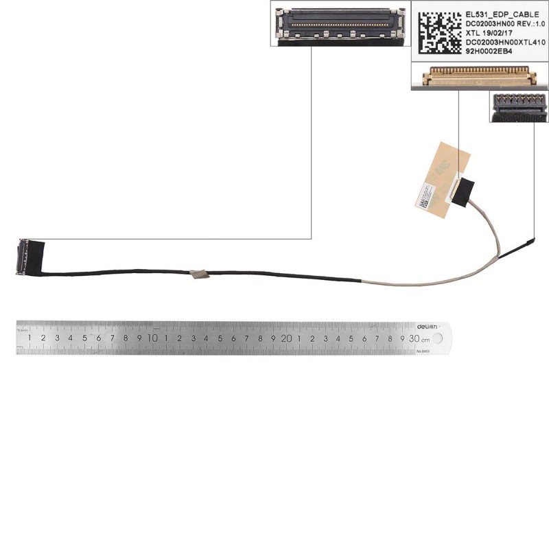 Καλωδιοταινίες για Lenovo 15 2019 S340-15IWL S340-15 30 Pin FHD