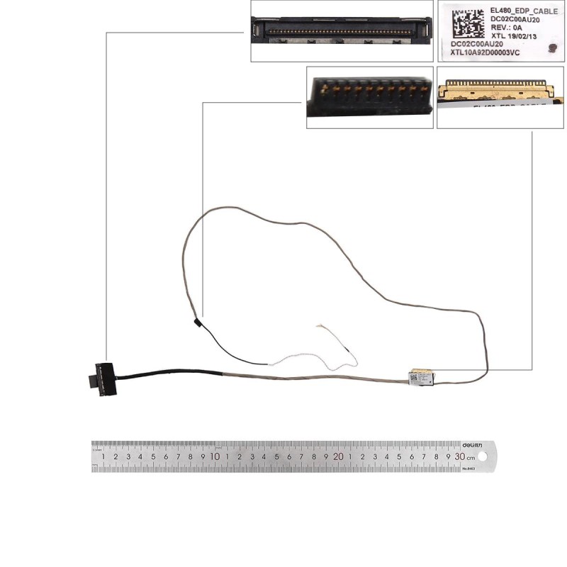 Καλωδιοταινίες για Lenovo Thinkpad L480 EL480 - DC02C00AU20