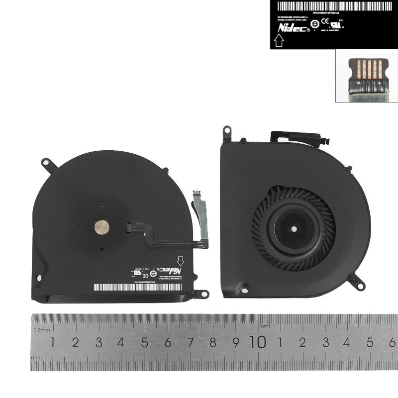 Ανεμιστηράκια για Apple Retina A1398 MC975 MC976 (2013 - 2015) (Αριστερά)