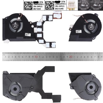 Ανεμιστηράκια για Asus ROG Zephyrus GX501 GX501V GX501VSK 5V 4 Pin - Αριστερά / σωστά