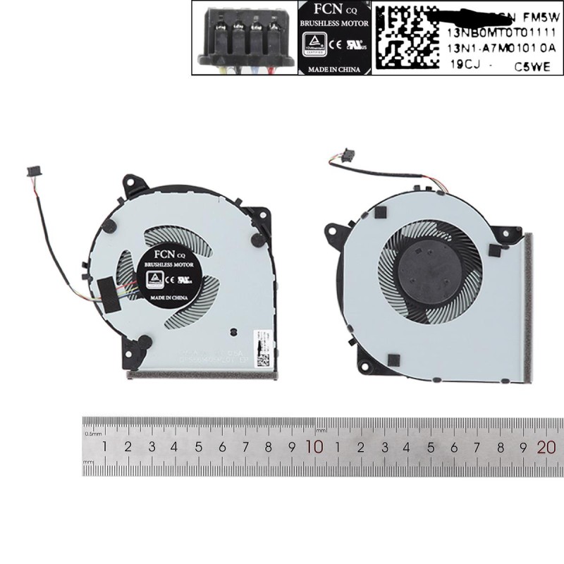 Ανεμιστηράκια για Asus X409U X509U X409F X509F FL8700D FL8700