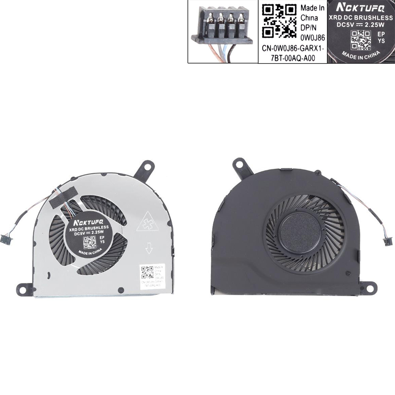 Ανεμιστηράκια για Dell Latitude 5480 E5480 5490 E5490 (Version 1) - U-Type CPU