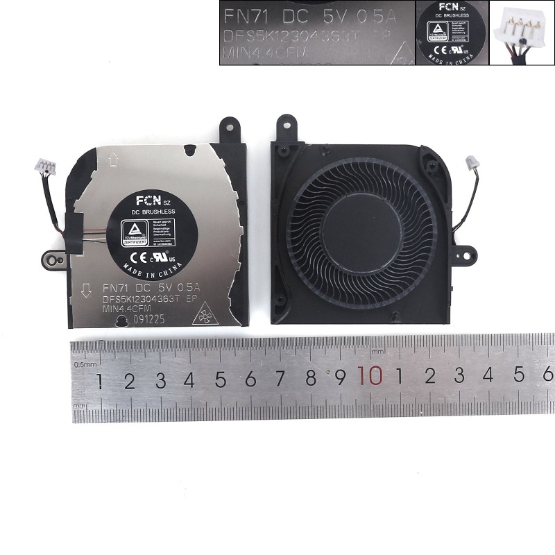 Ανεμιστηράκια για Dell Latitude 5420 5421 - CPU