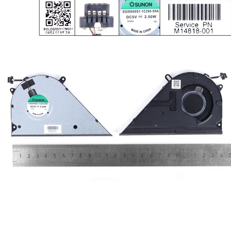 Ανεμιστηράκια για  HP Pavilion 15-EG 15-EH - Έκδοση 1