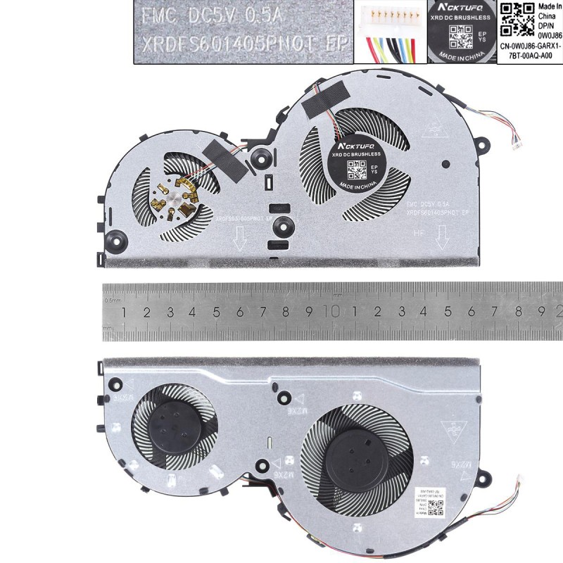 Ανεμιστηράκια για Lenovo Gaming IdeaPad L330-15ICH L330-17ICH 8 Pin