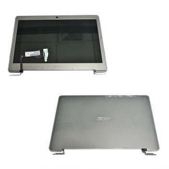 Οθόνες Laptop + Back cover + Bezel 13.3" Acer Aspire Acer Aspire S3 S3-951 S3-391 MS2346 (1366x768) - Ασήμι