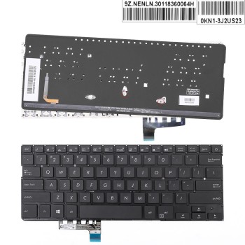Πληκτρολόγιο Asus ZenBook 13 UX331UAL, Μαύρο με Backlit, US