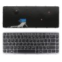 Πληκτρολόγιο HP EliteBook Folio 1000 G1 1040 G1, Μαύρο Ασήμι, US/UK ( +BG Print)