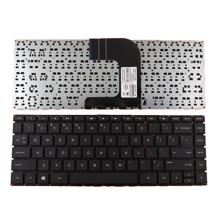Πληκτρολόγιο HP Pavilion 14-AC 14-AF, Μαύρο, US ( +BG Print)