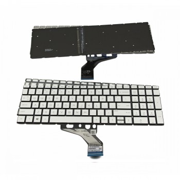 Πληκτρολόγιο HP Pavilion 15-DA 250 255 G7 Gen7 7th Gen, Ασήμι με Backlit, US