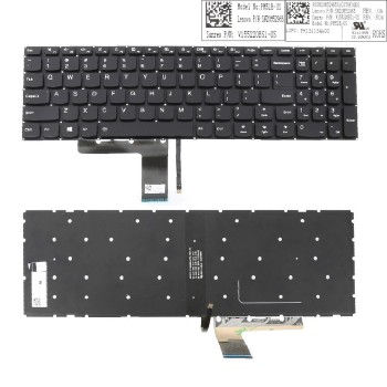 Πληκτρολόγιο Lenovo IdeaPad 310-15ISK 510-15ISK, Μαύρο με Backlit, US/UK