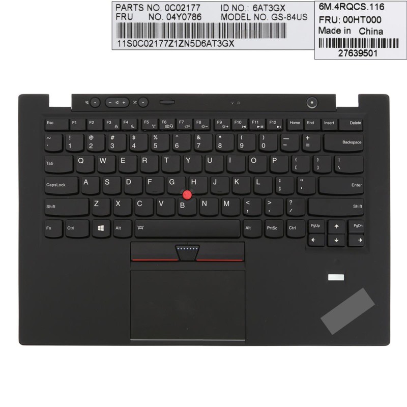 Upper Cover Palmrest Lenovo ThinkPad X1 Carbon  2013 Generation 1 / Gen1