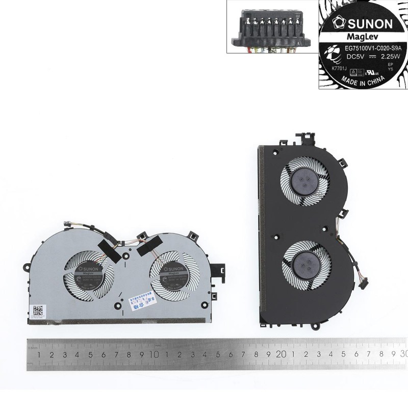 Ανεμιστηράκια για Lenovo Y520-15IKBM R720-15IKBN - For 1060Ti Models (CPU Ανεμιστήρας)