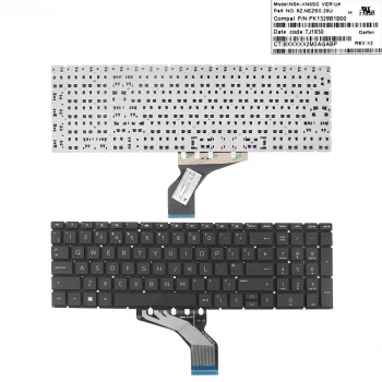 Πληκτρολόγιο HP Pavilion 15-DA 250 255 G7 Gen 7, Μαύρο, US ( +BG Print)