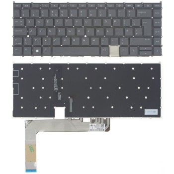 Πληκτρολόγιο HP EliteBook Folio 1040 G7 G8, Μαύρο με Backlit, UK