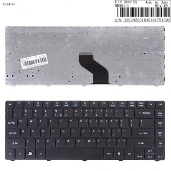 Πληκτρολόγιο Acer Aspire 3810 3810T 4810T 4810 4810TZG 4736 5935, Μαύρο, Mat, US/UK ( +BG Print)