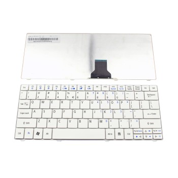 Πληκτρολόγιο Acer Aspire One 751H (ZA3) 752, άσπροa, US/UK ( +BG Print)