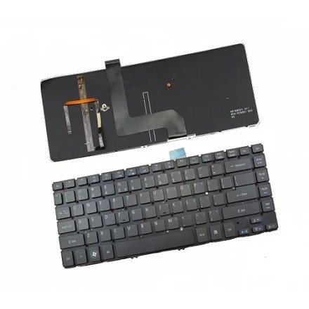 Πληκτρολόγιο Acer Aspire M5-481T M5-481TG M5-481PT M5-481PTG, Μαύρο με Backlit, US/UK ( +BG Print)