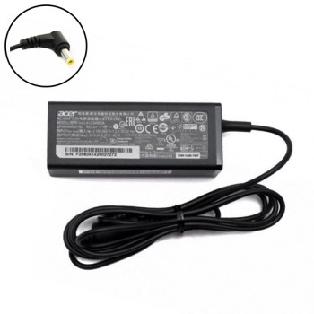 Γνήσιος φορτιστής φορητού υπολογιστή Acer 19V 2.37A 45W - (5.5x1.7) New Design