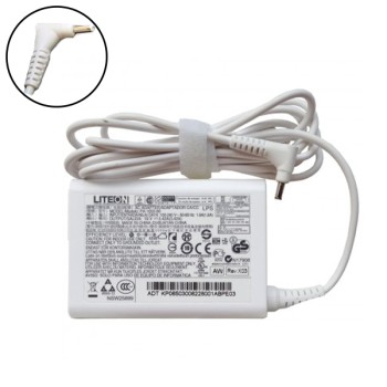 Γνήσιος φορτιστής φορητού υπολογιστή Acer 19V / 3.42A / 65W - (3.0x1.0) άσπρο