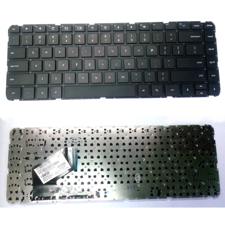 Πληκτρολόγιο HP Pavilion 14-B000, Μαύρο, US ( +BG Print)