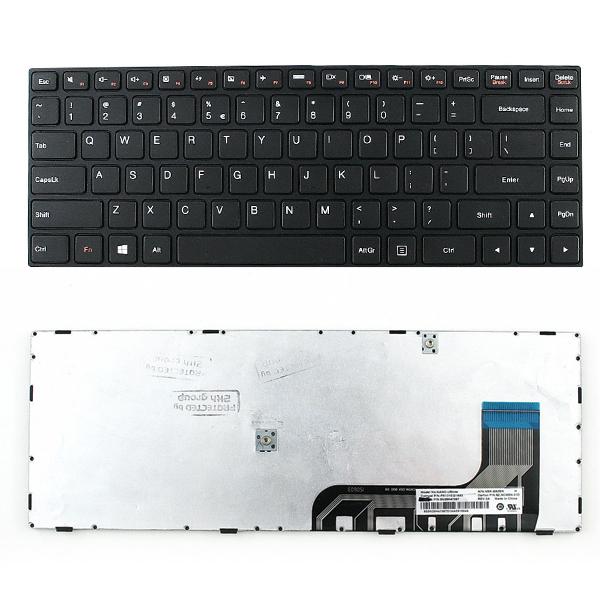 Πληκτρολόγιο Lenovo IdeaPad 100-14, Μαύρο, US/UK
