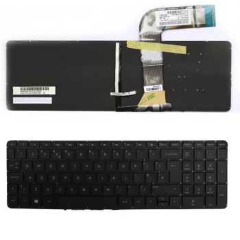 Πληκτρολόγιο HP Pavilion 15-P 17-F, Μαύρο με Backlit, UK