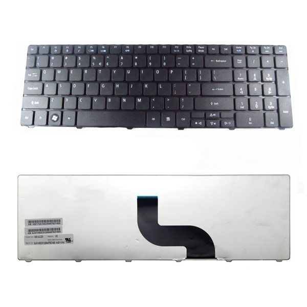 Πληκτρολόγιο Acer Aspire 5251 5336 5551 5553, Μαύρο, US/UK