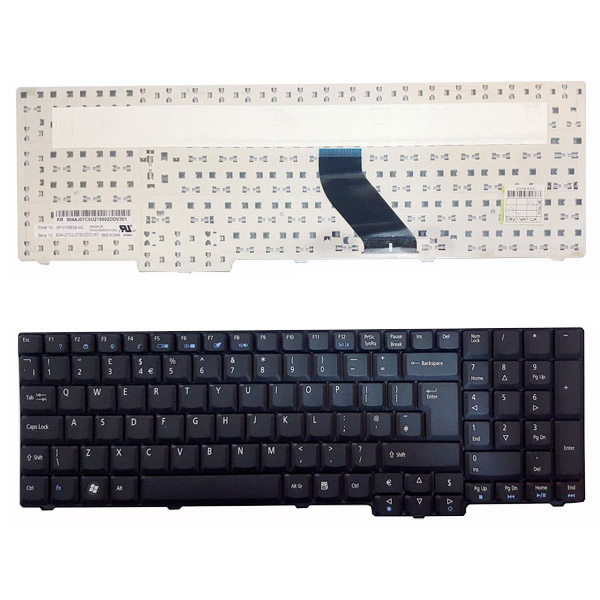 Πληκτρολόγιο Acer Extensa 5635 5235 7220 7620, Μαύρο, US/UK