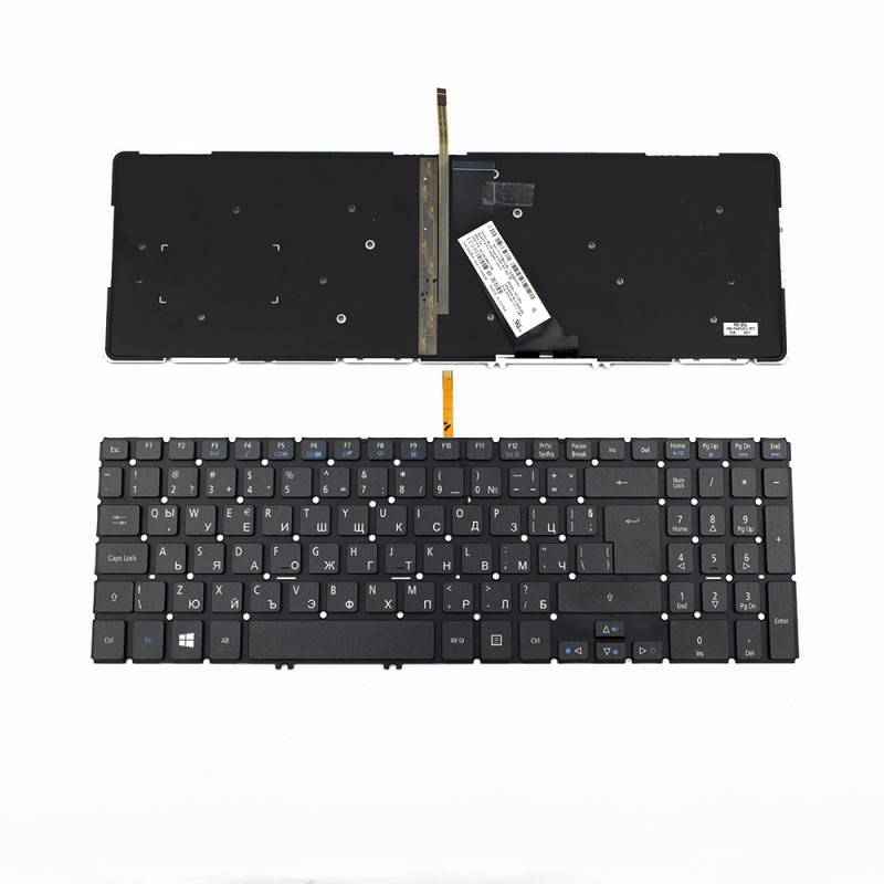 Πληκτρολόγιο Acer Aspire V5-572 V5-552 V5-573, Μαύρο με Backlit, US/UK