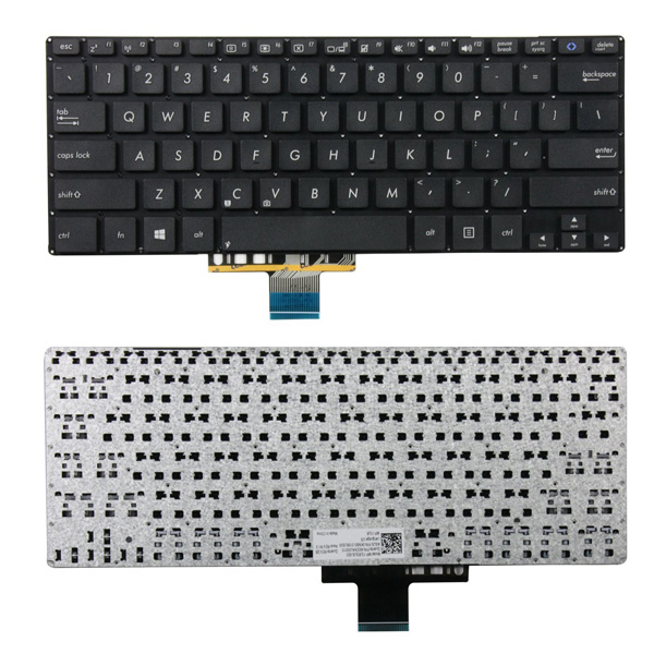 Πληκτρολόγιο Asus S301 S301L S301LA S301LP, Μαύρο, US ( +BG Print)