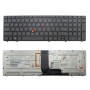 Πληκτρολόγιο HP EliteBook 8560W, Γκρί Γκρί, με Pointing Stick με Backlit, US/UK