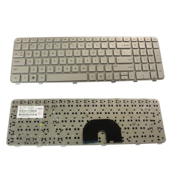 Πληκτρολόγιο HP DV6-6000, Ασήμι, US/UK ( +BG Print)