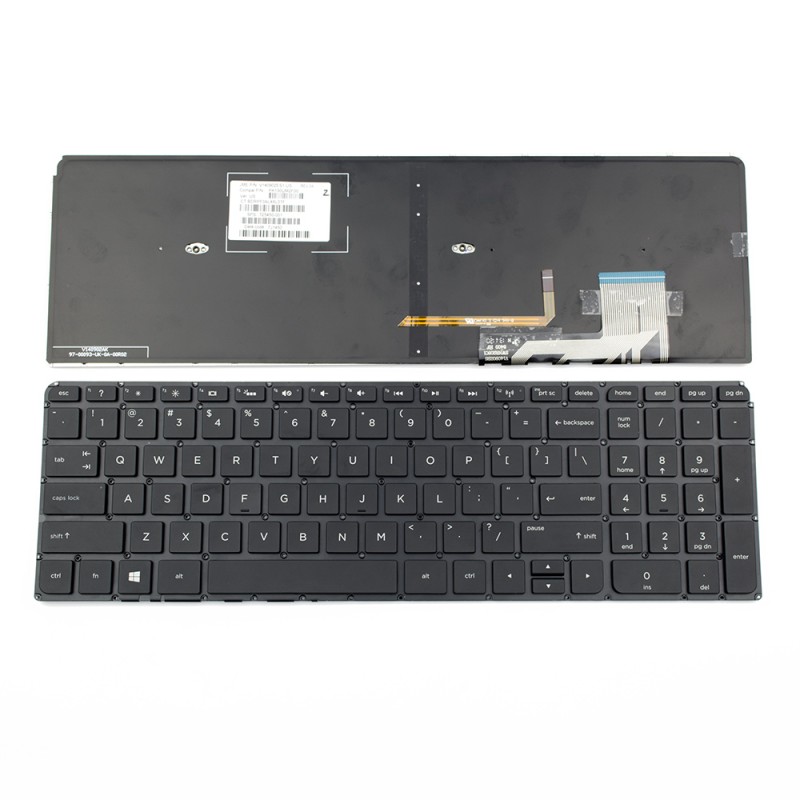 Πληκτρολόγιο HP Envy M6-K, Μαύρο με Backlit, US