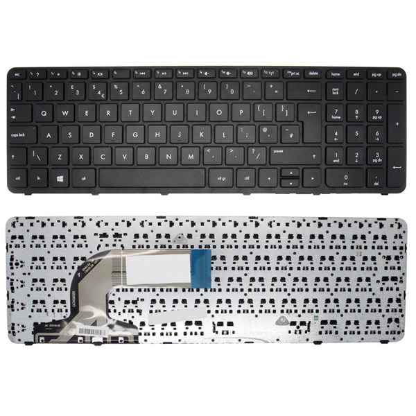 Πληκτρολόγιο HP Pavilion 15-e 15-n 15-r HP 250 G3, Μαύρο, Mat, US/UK ( +BG Print)