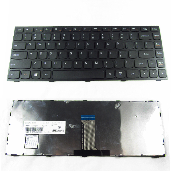 Πληκτρολόγιο Lenovo G40 G40-70 Flex 2 14, Μαύρο, US/UK