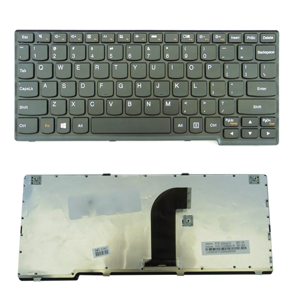 Πληκτρολόγιο Lenovo Yoga 11, Μαύρο, US/UK ( +BG Print)