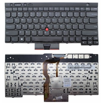 Πληκτρολόγιο Lenovo ThinkPad T430 L430 W530 T430I T430S X230I X230 T530I, Μαύρο, US/UK ( +BG Print)