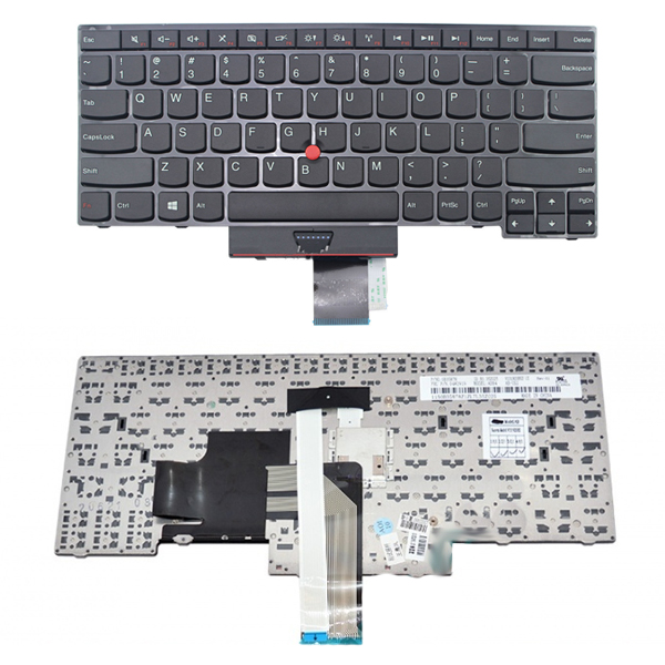 Πληκτρολόγιο Lenovo ThinkPad T430U, Μαύρο, Original, US/UK ( +BG Print)