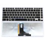 Πληκτρολόγιο Toshiba Satellite M40T, Μαύρο Ασήμι με Backlit, US/UK