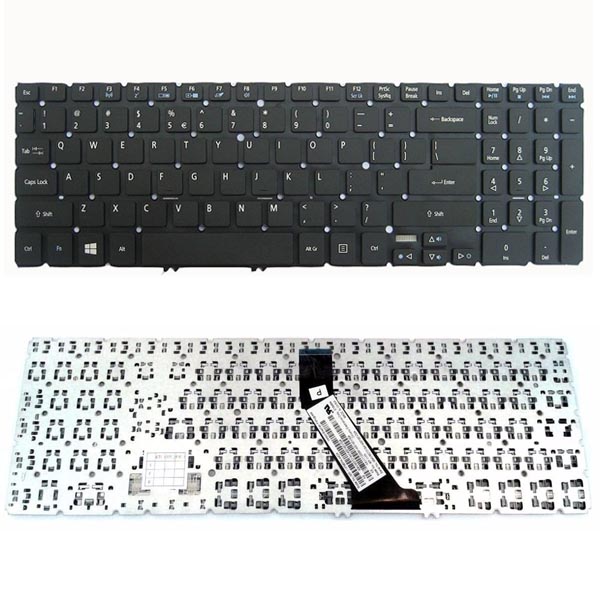 Πληκτρολόγιο Acer Aspire V5-572 V5-552 V5-573, Μαύρο, US/UK