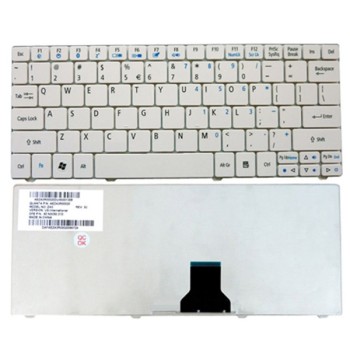 Πληκτρολόγιο Acer Aspire One 751H (ZA3) 752, άσπροa, US/UK