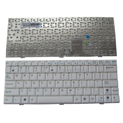 Πληκτρολόγιο Asus Eee PC 1000HE 1000HG 1004DN 1005PR, άσπροa, US/UK ( +BG Print)