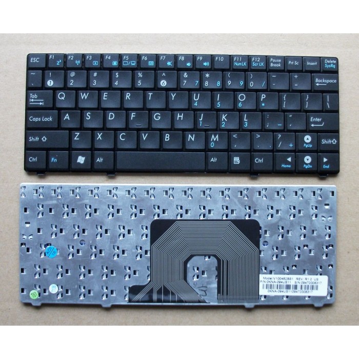 Πληκτρολόγιο Asus Eee PC 900HA 900 HA T91, Μαύρο, US/UK ( +BG Print)