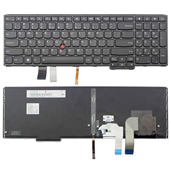 Πληκτρολόγιο Lenovo ThinkPad Yoga 15, Μαύρο, με Pointing Stick με Backlit, Original, US/UK ( +BG Print)