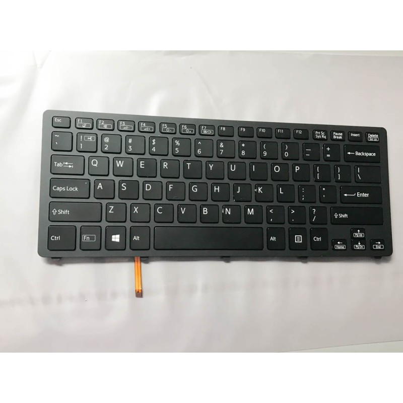 Πληκτρολόγιο Sony Vaio SVF14N Series, Μαύρο με Backlit, US/UK